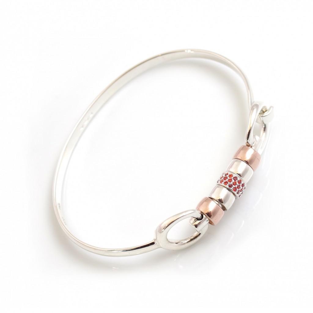 Brand New Red CZ Roller Bead – Perfect for the festive season