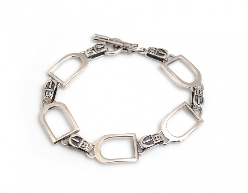 Brand New Stirrups Bracelet with T-Bar