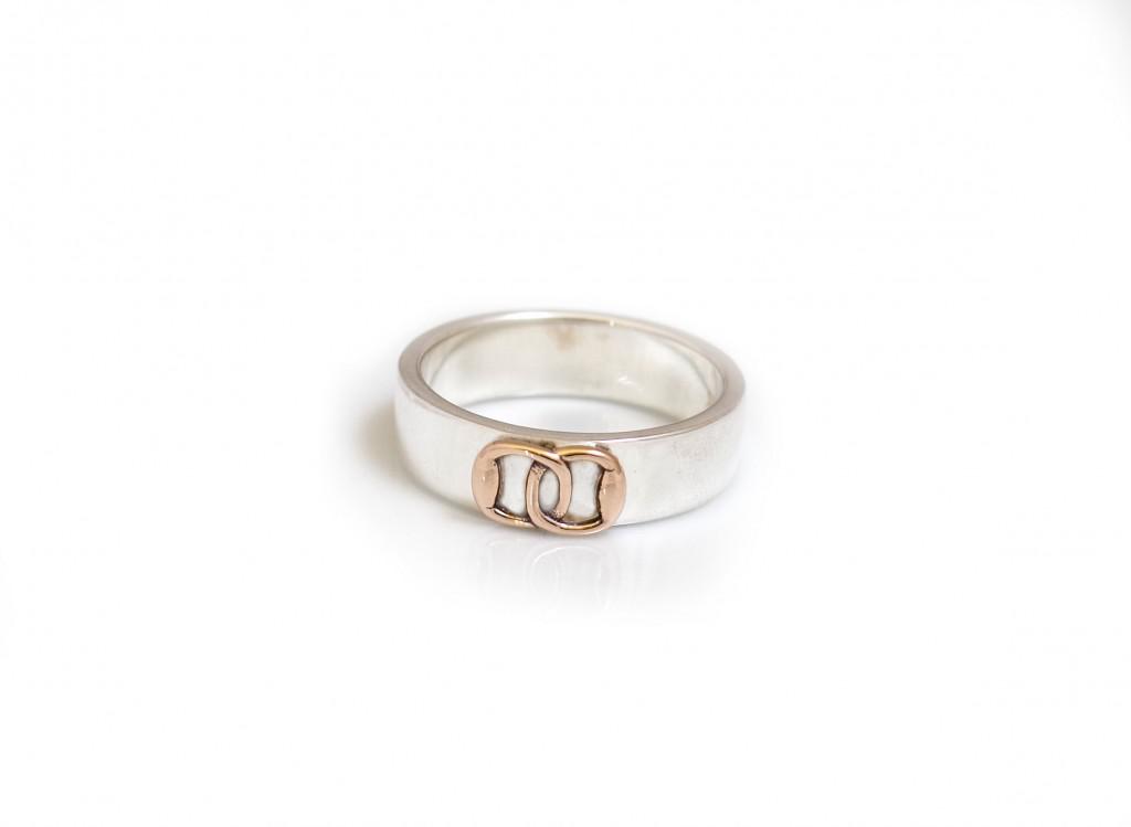 Hiho Silver launches new limited edition ring with solid rose gold elements