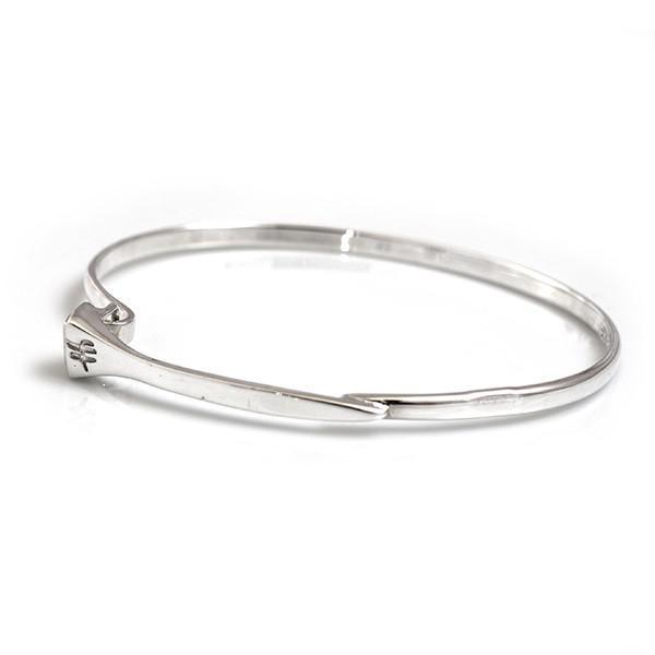 Sterling Silver Farrier Nail Bangle
