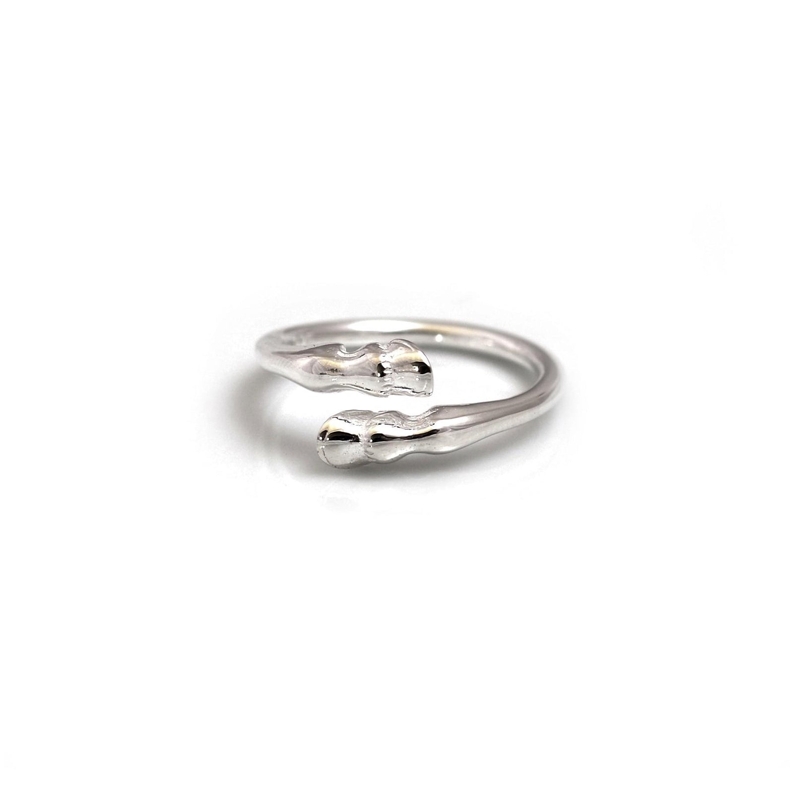 Sterling Silver Hoof Ring