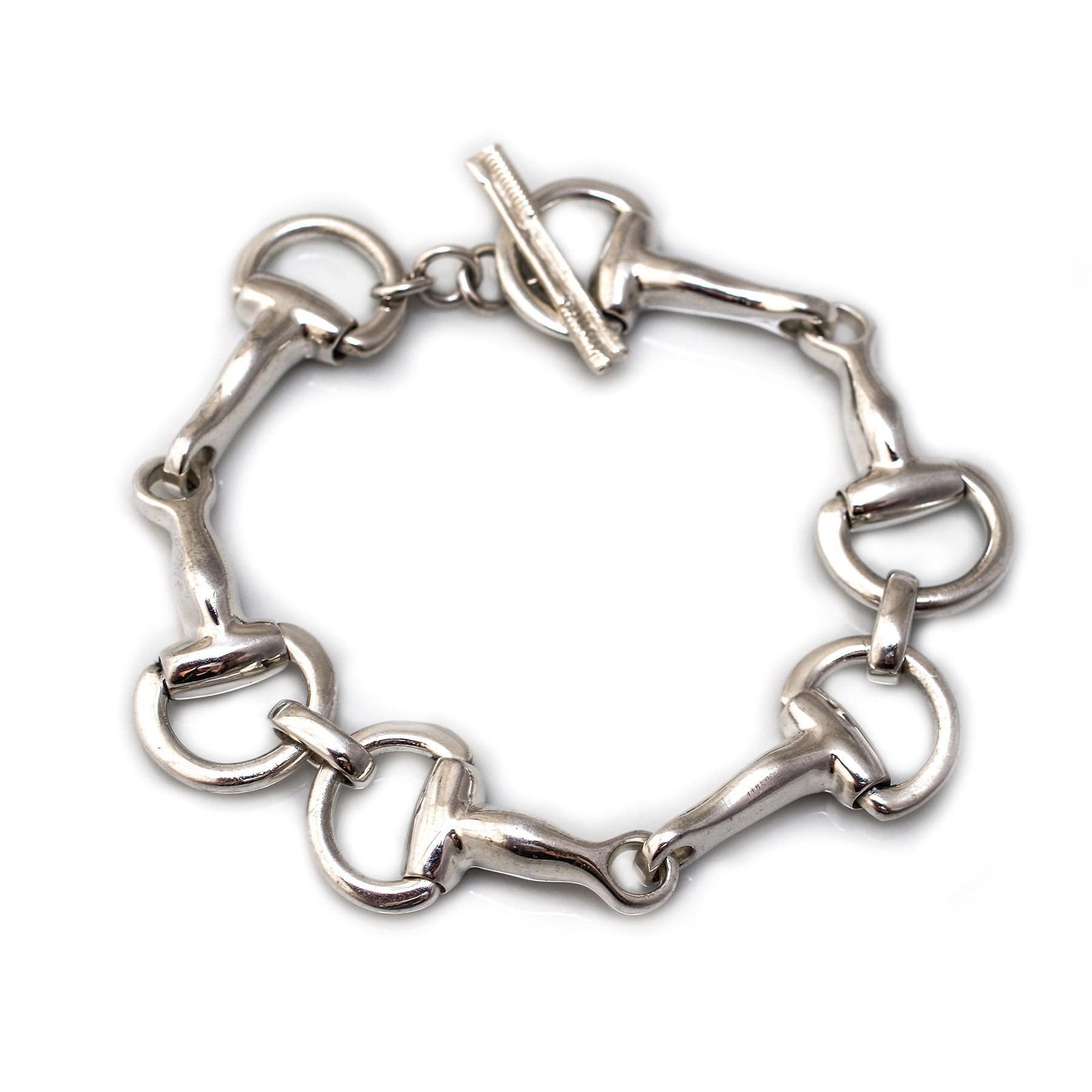 Classic Sterling Silver Snaffle Bracelet