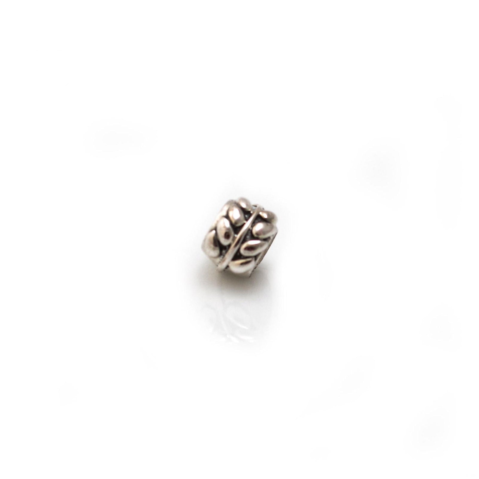 Exclusive Sterling Silver Wheat Roller Bead