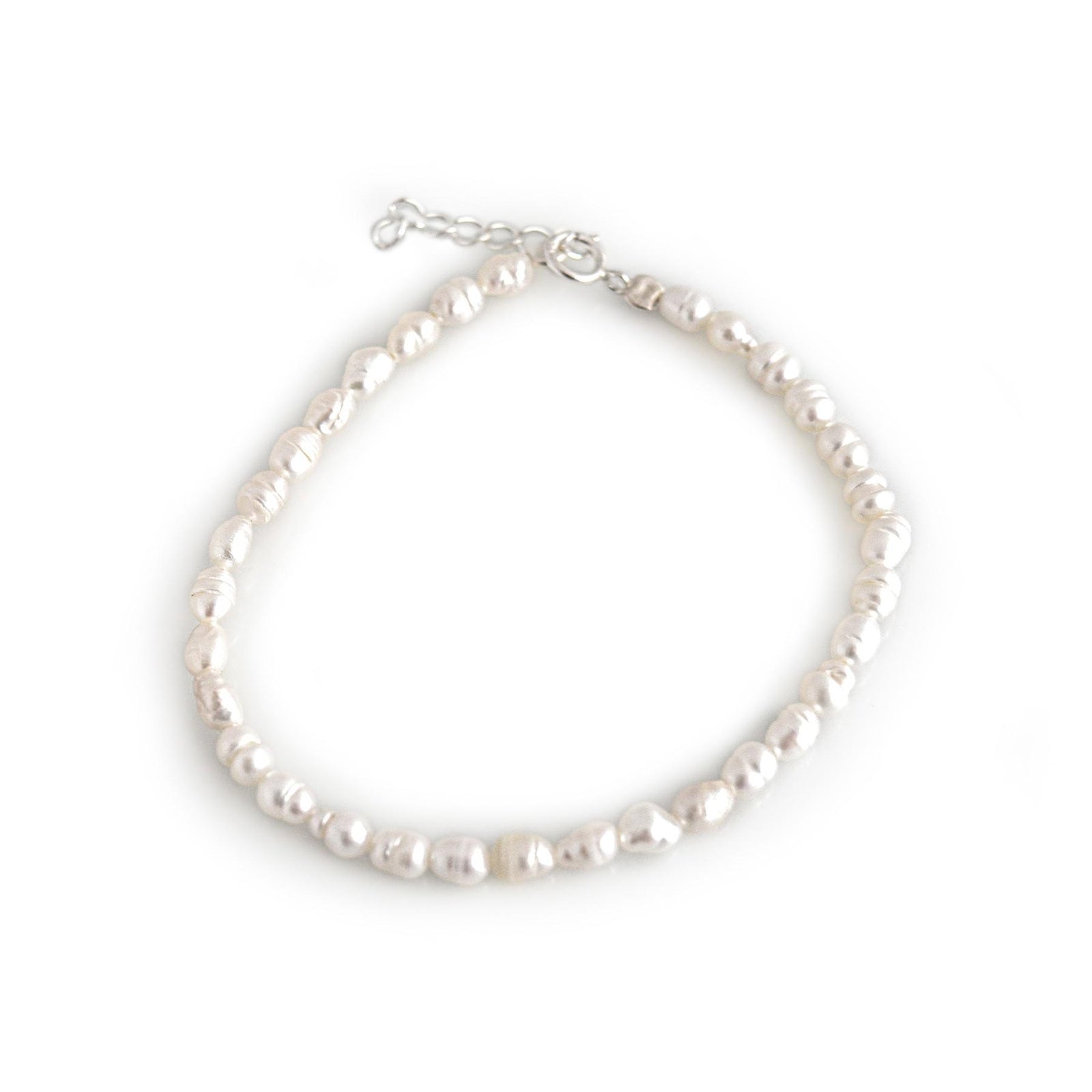 Sterling Silver & Freshwater Seed Pearl Bracelet