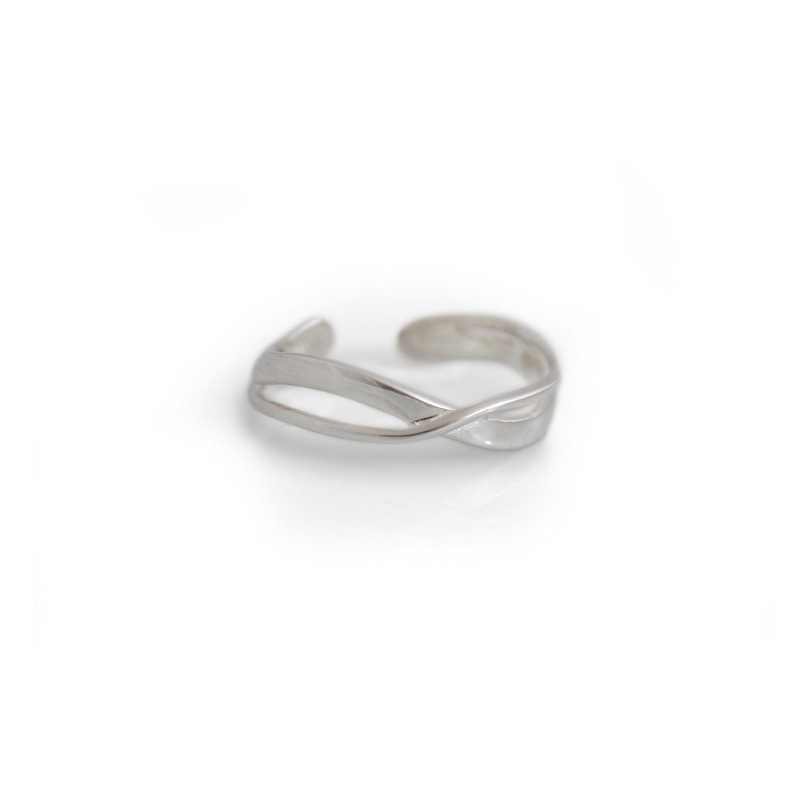 Sterling Silver Open Twist Ring