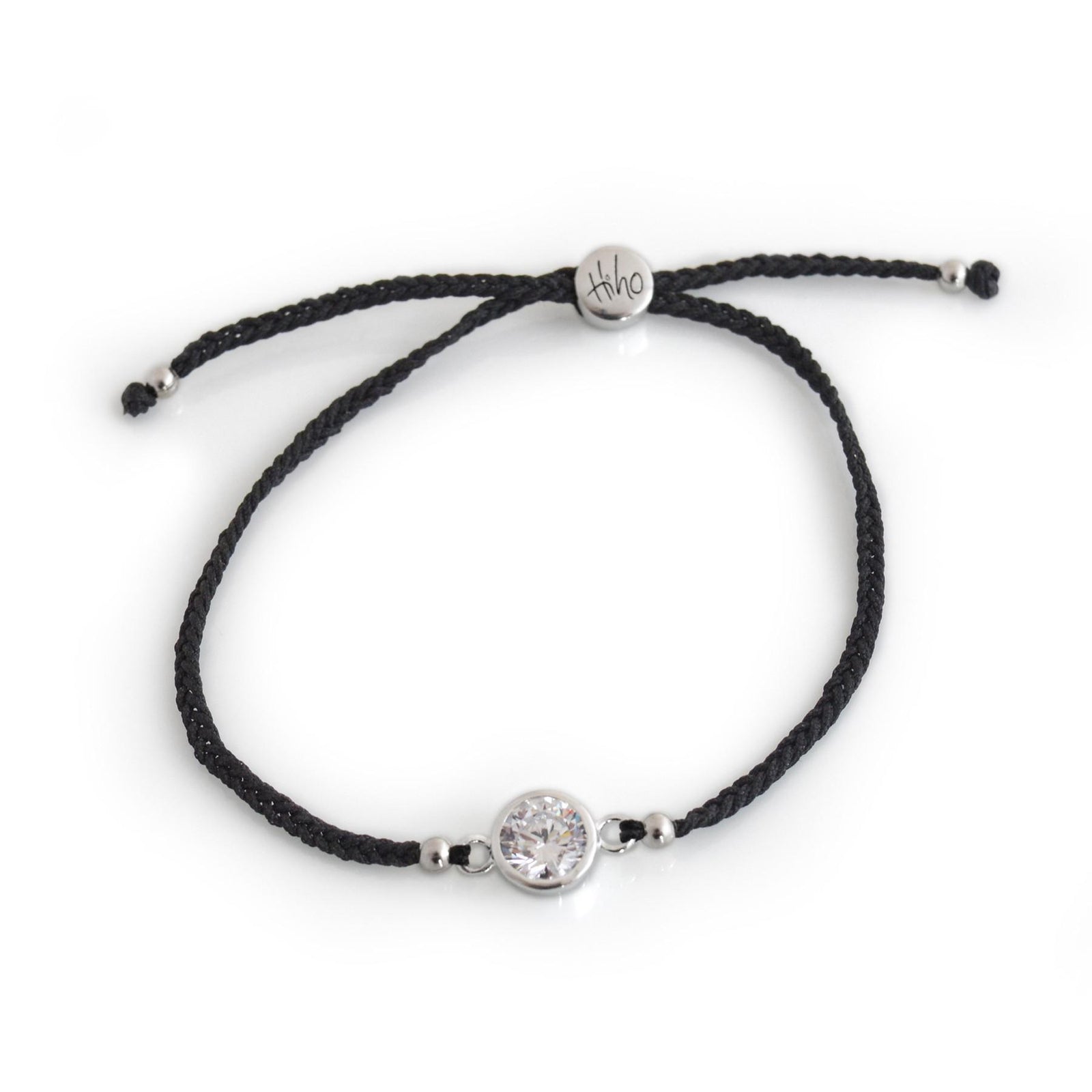 Exclusive Sterling Silver and CZ Friendship Bracelets