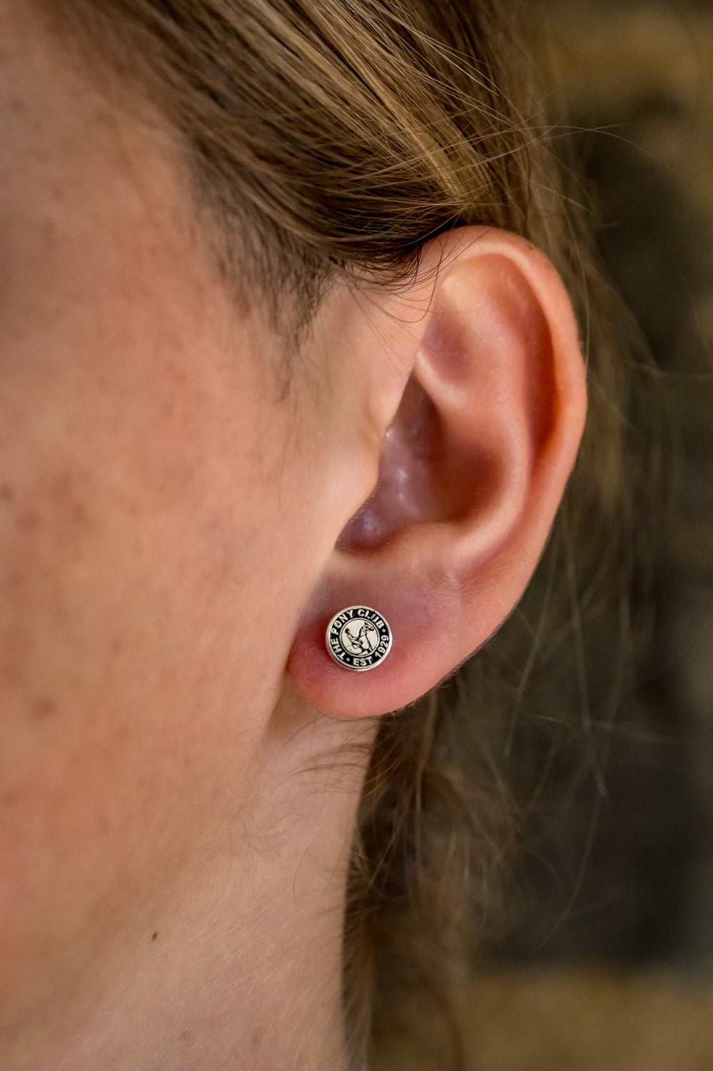 Exclusive Sterling Silver Pony Club Earrings