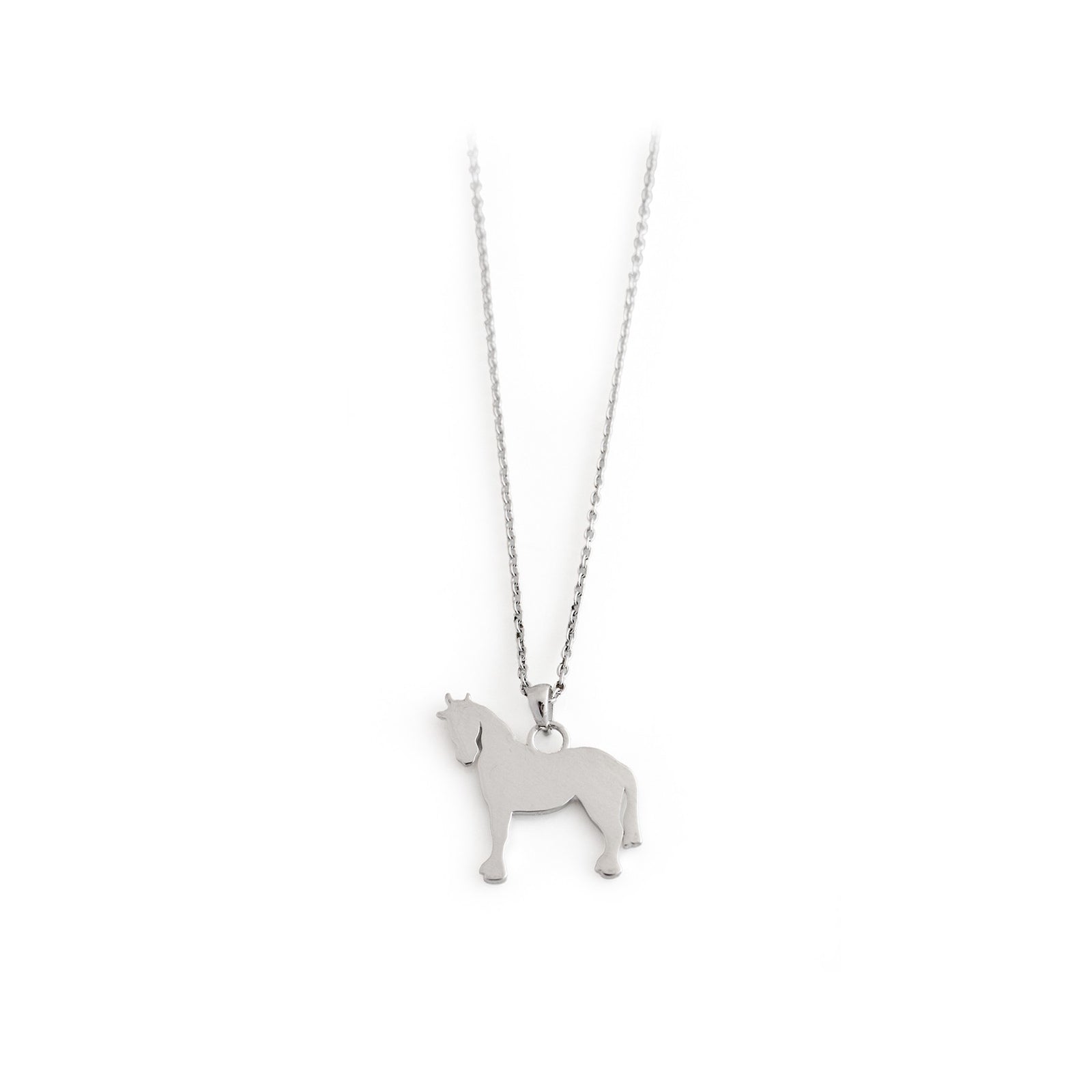 Exclusive Sterling Silver 'Biscuit the Horse' Pony Club Necklace