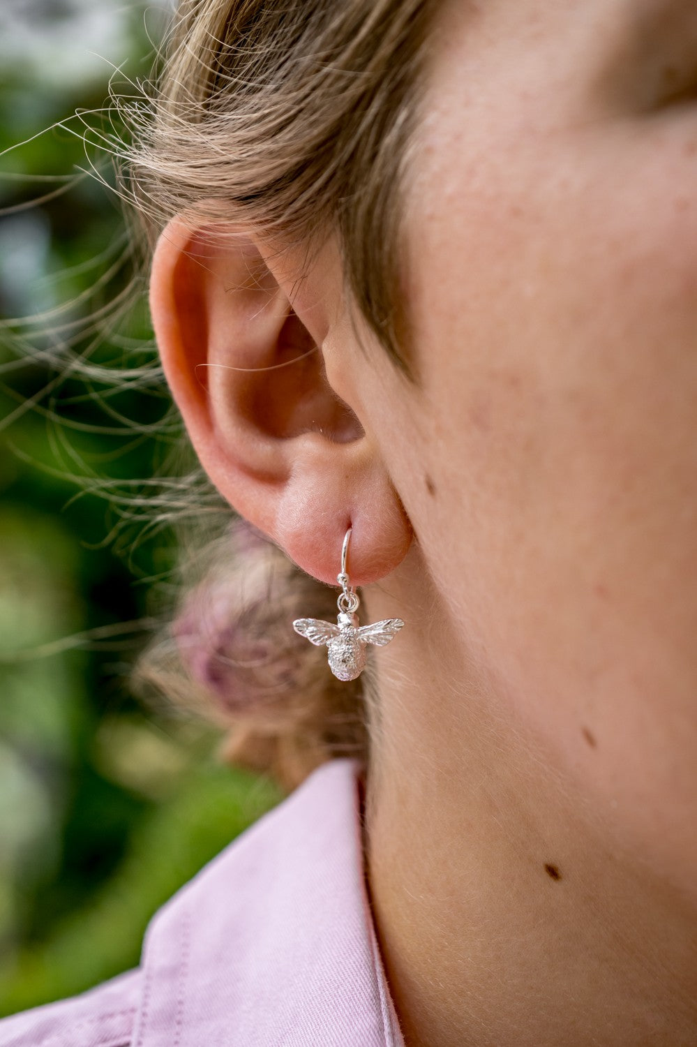 Sterling Silver Bumblee Earrings