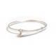 Sterling Silver Hunting Horn Bangle