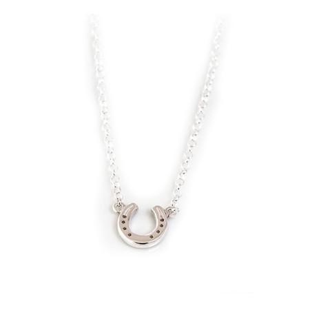 Sterling Silver Horseshoe Necklace