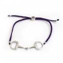 Exclusive Sterling Silver Snaffle Friendship Bracelet - Equestrian Jewellery