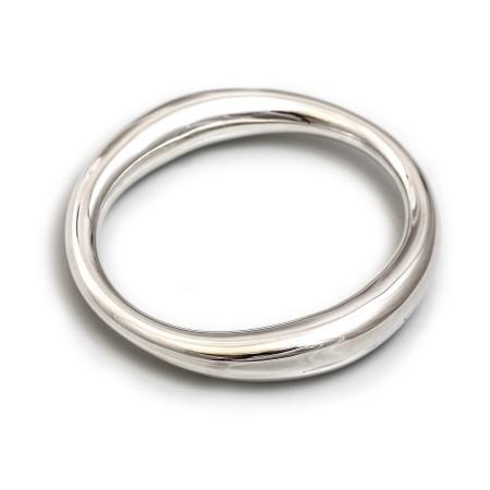 Sterling Silver Chunky Bangle