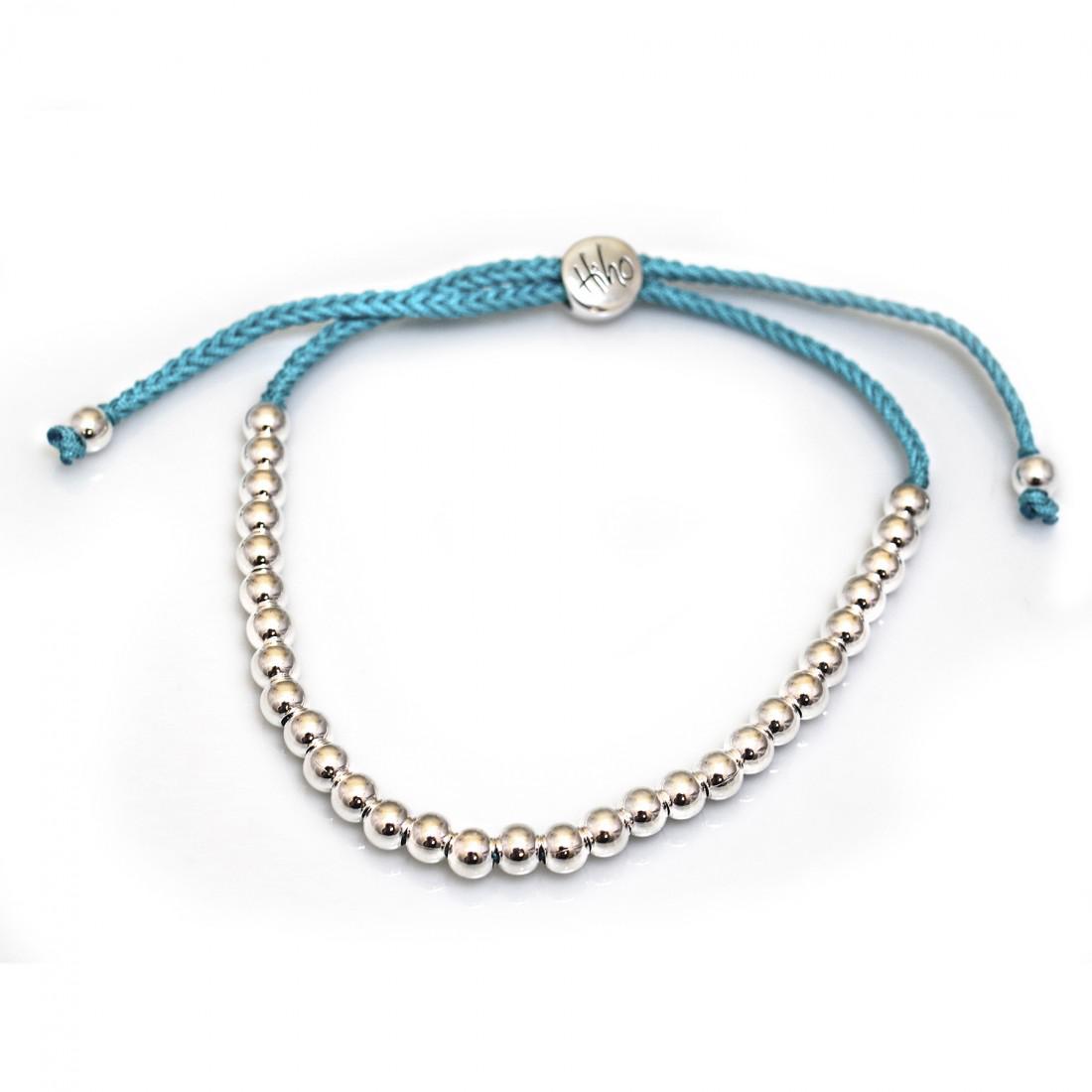 Sterling Silver Beaded Friendship Bracelet Hiho Silver