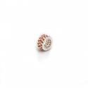 Exclusive Sterling Silver & Orange CZ Starlight Roller  Bead