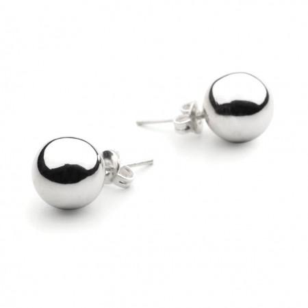 12mm Sterling Silver Ball Studs