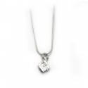 Sterling Silver Christmas Present Necklace