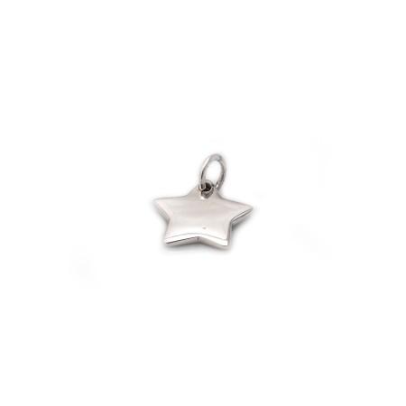 Sterling Silver Engravable Star Charm