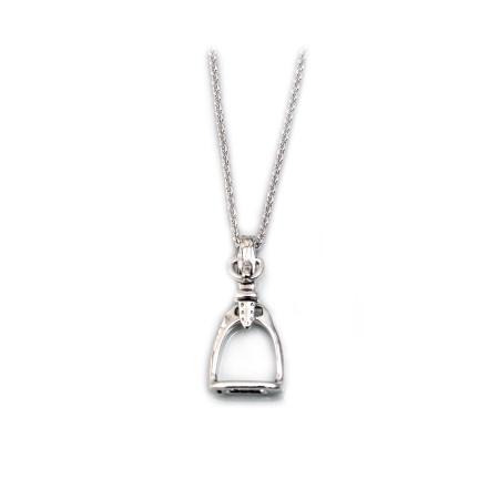 Sterling Silver Small Stirrup Pendant