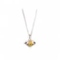 Sterling Silver & 18ct Gold Vermeil Bumblebee Necklace