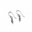 Exclusive Sterling Silver Dangly Wheat Earrings