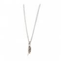 Sterling Silver Wheat Pendant With Chain