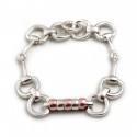 Exclusive Sterling Silver Roller Snaffle Bracelet