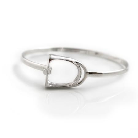 Sterling Silver Exclusive Stirrup Bracelet