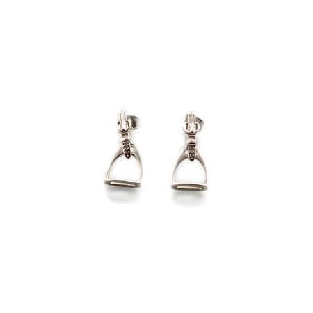 Exclusive Sterling Silver Stirrup Earrings