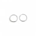 Sterling Silver 18mm Hoop Earrings