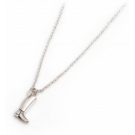 Exclusive Sterling Silver Thelwell Riding Boot Necklace
