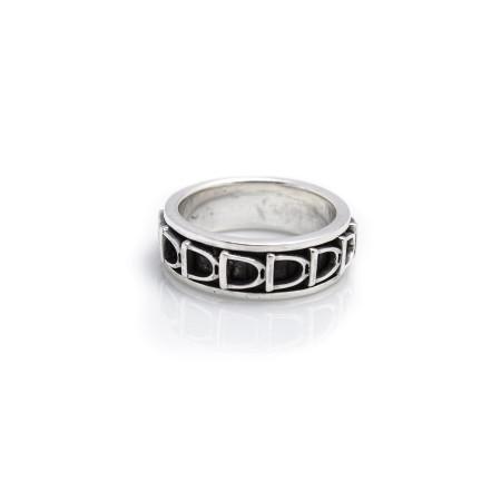 Exclusive Sterling Silver Stirrup Ring
