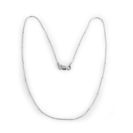 Sterling Silver Beaded Snake Chain