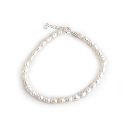 Sterling Silver & Freshwater Seed Pearl Bracelet