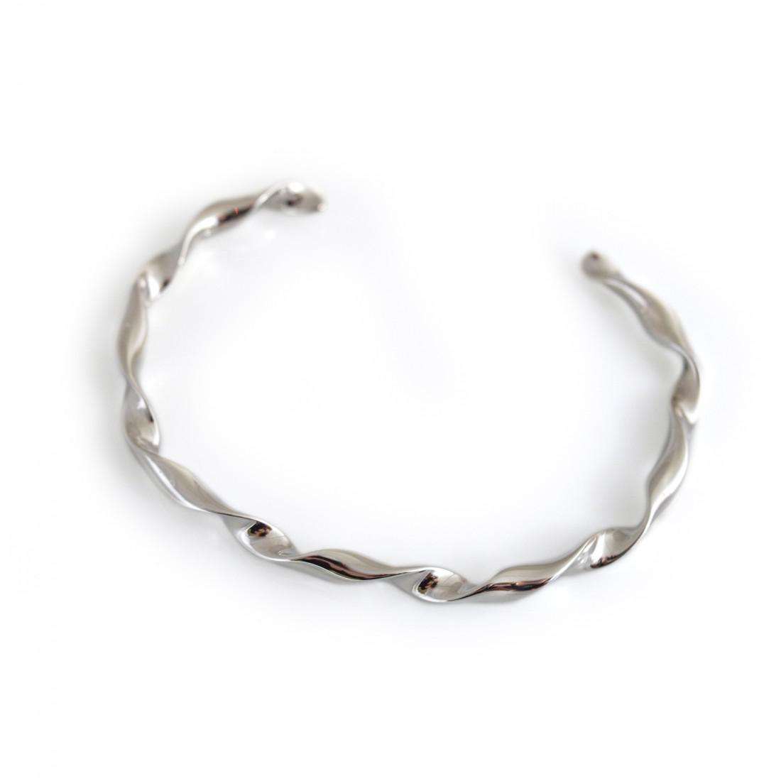 最低価格の ヴィンテージ！Silver Wavy ブレスレット#2 Cuff