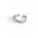 Sterling Silver Open Twist Ring