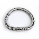Sterling Silver Oxidised Rope Bracelet