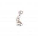 Exclusive Sterling Silver Clip On Dog Charm