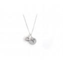 Exclusive Sterling Silver Aries Zodiac CZ Birthstone Necklace