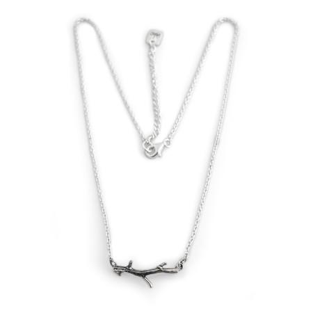 Exclusive Sterling Silver Twig Necklace