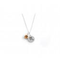 Exclusive Sterling Silver Scorpio Zodiac CZ Birthstone Necklace