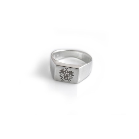 Exclusive Harper Adams University Men's Sterling Silver Signet Ring
