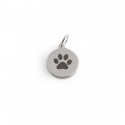 Sterling Silver  Paw Print Charm