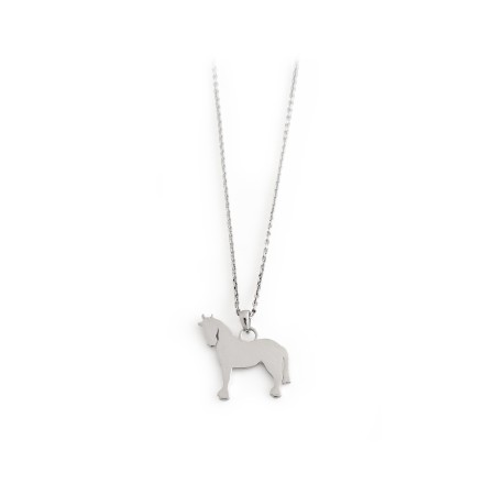 Exclusive Sterling Silver 'Biscuit the Horse' Pony Club Necklace