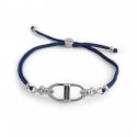 Exclusive Sterling Silver Stirrups Friendship Bracelet
