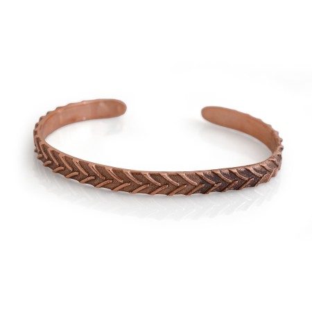 Exclusive Copper Tractor Tyre Cuff Bracelet