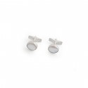 Sterling Silver & Mother of Pearl Cufflinks