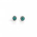 Sterling Silver & Turquoise Stud Earrings