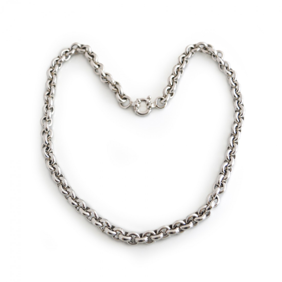 Sterling Silver Belcher Chain Necklace