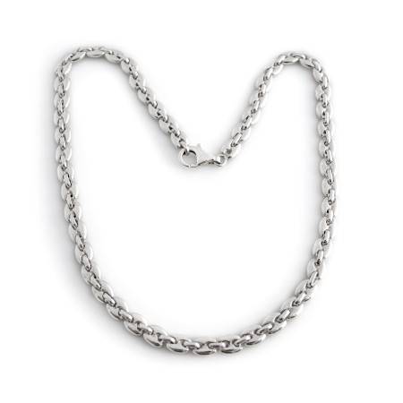 Sterling Silver Coffee Bean Necklace